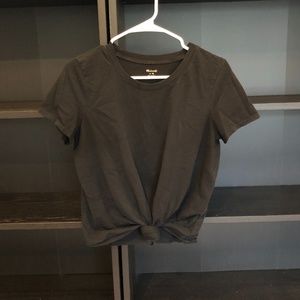 Madewell Knot Front Tee